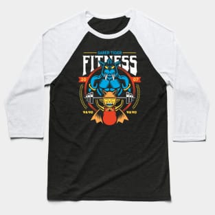 Saber Tiger Fitness Baseball T-Shirt